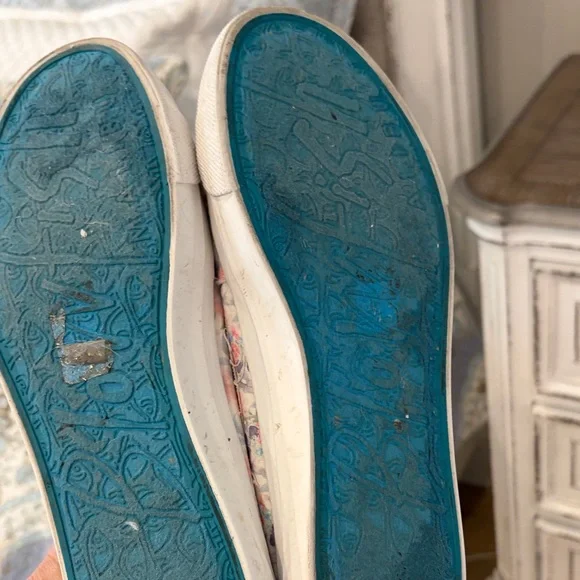 Blowfish White Floral Canvas Slip-On Sneakers - Pastel Multi color - Picture 5 of 10